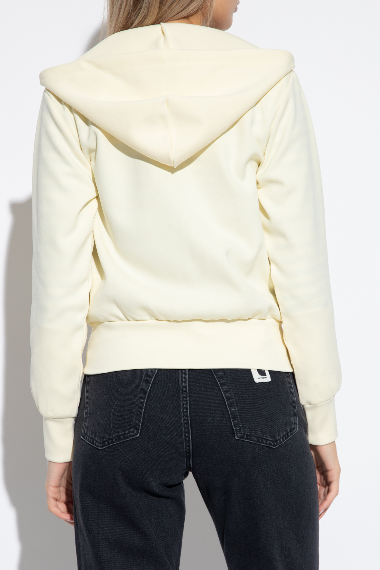 Cream Hoodie with logo patch Comme des Gar ons Play Vitkac Canada